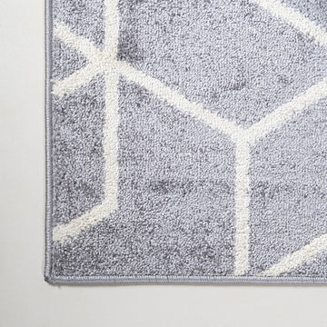 Tumbling Blocks Modern Geometric Area Rug 2